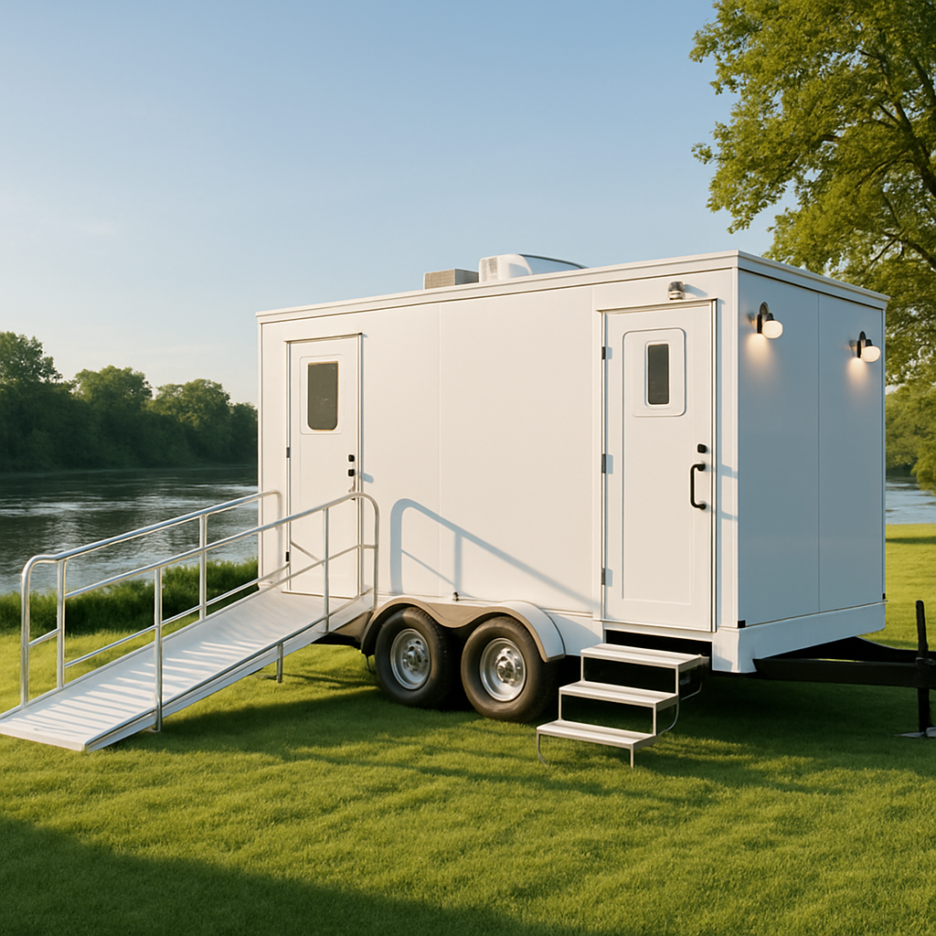 ADA restroom trailer ready for Memphis events